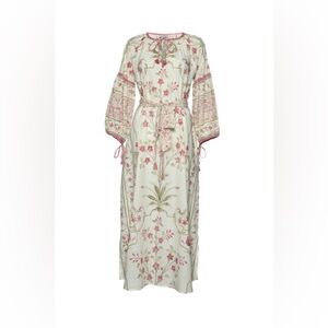 Tuckernuck | Dresses | New Tuckernuck Crimson Poppy Cotton Linen Portia  Dress Maxi Size Medium | Poshmark